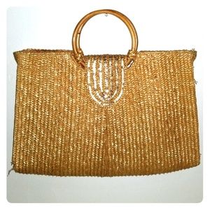 Old Navy straw bag